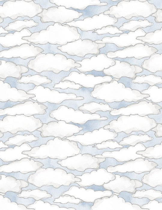 Sweet World - Clouds on Blue