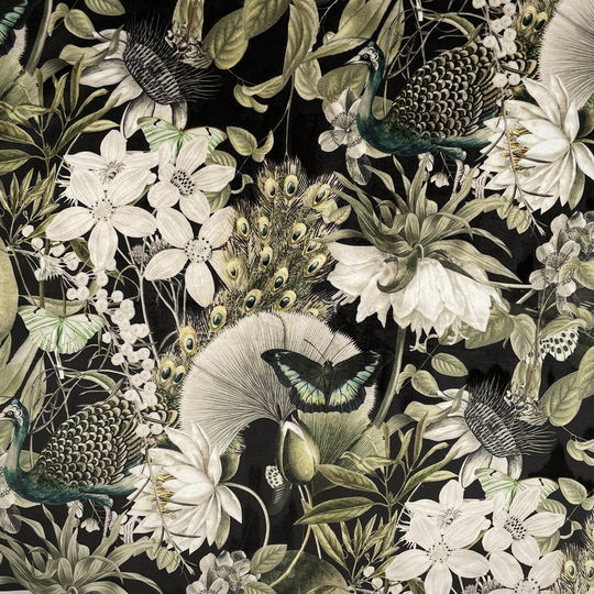 Utopia Crafty Velvet from Chatham Glyn - Black