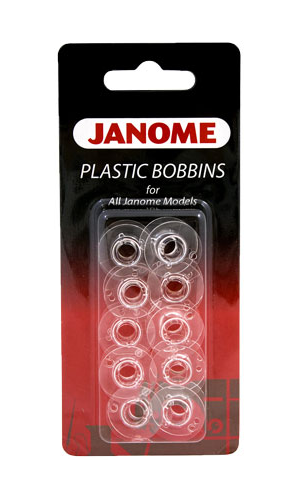 Janome Plastic Bobbins pack of 10