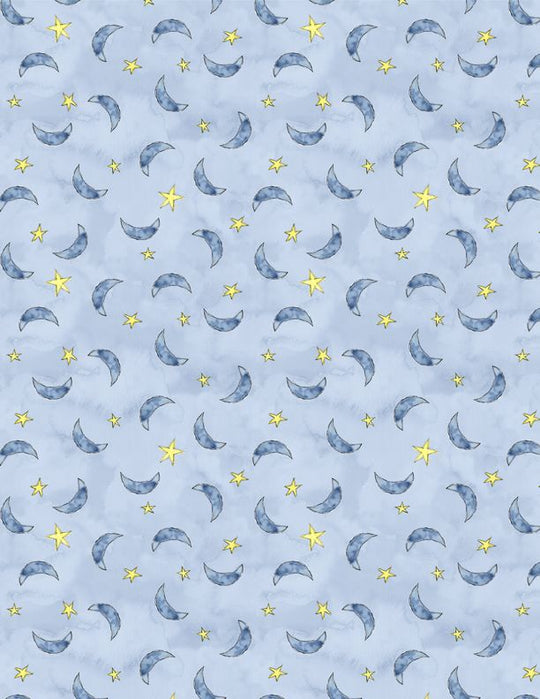 Sweet World - Moon Toss on Blue